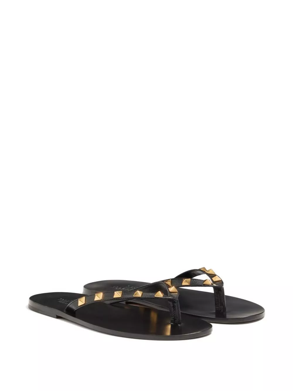 Valentino Garavani Sandali in pelle con cinturino Rockstud, view 2