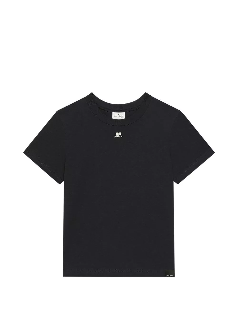 Courrèges T-shirt in cotone con logo
