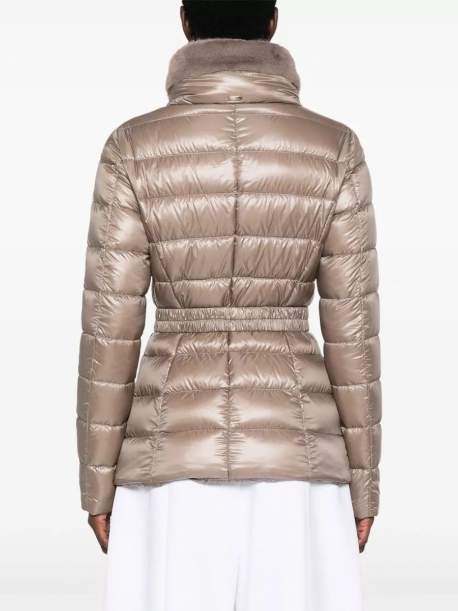 Herno Giacca imbottita con cintura Claudia, view 5