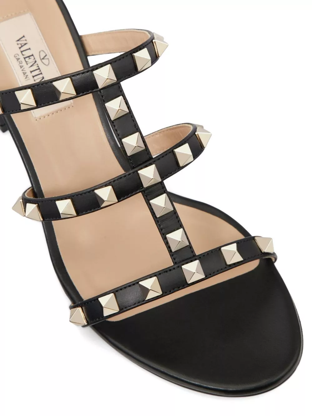 Valentino Garavani Sandali in pelle Rockstud, view 2