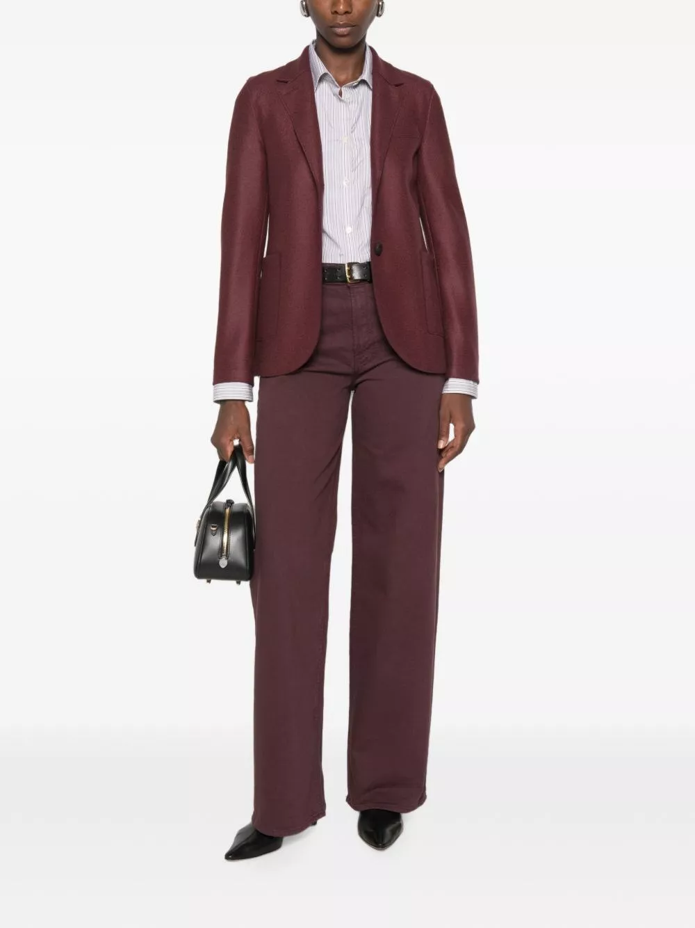 Harris wharf london Blazer in lana a un petto, view 2