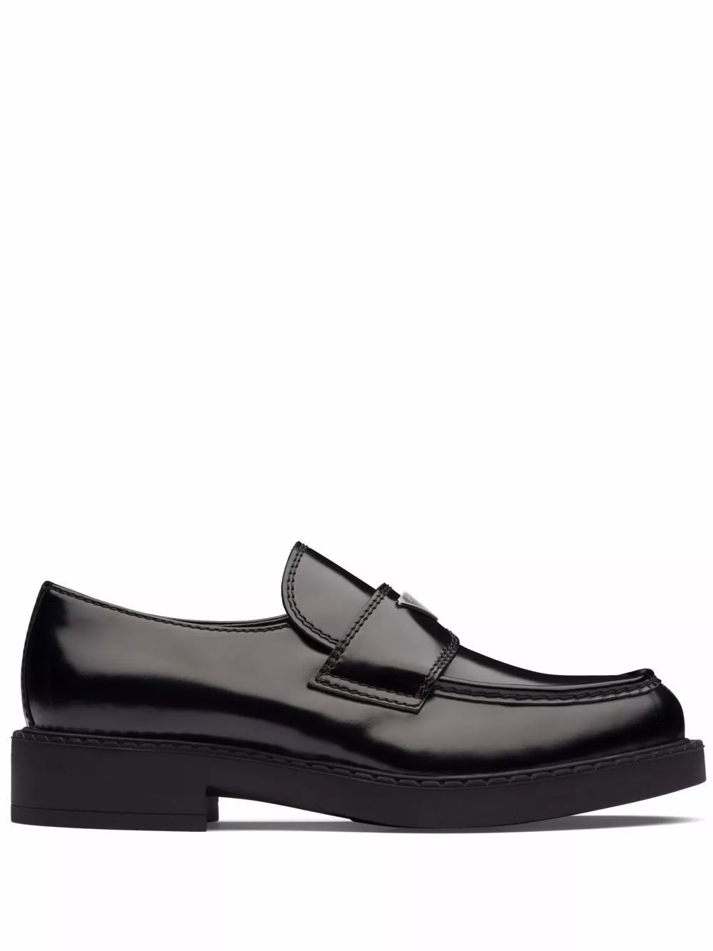 Prada Mocassini in pelle cioccolato