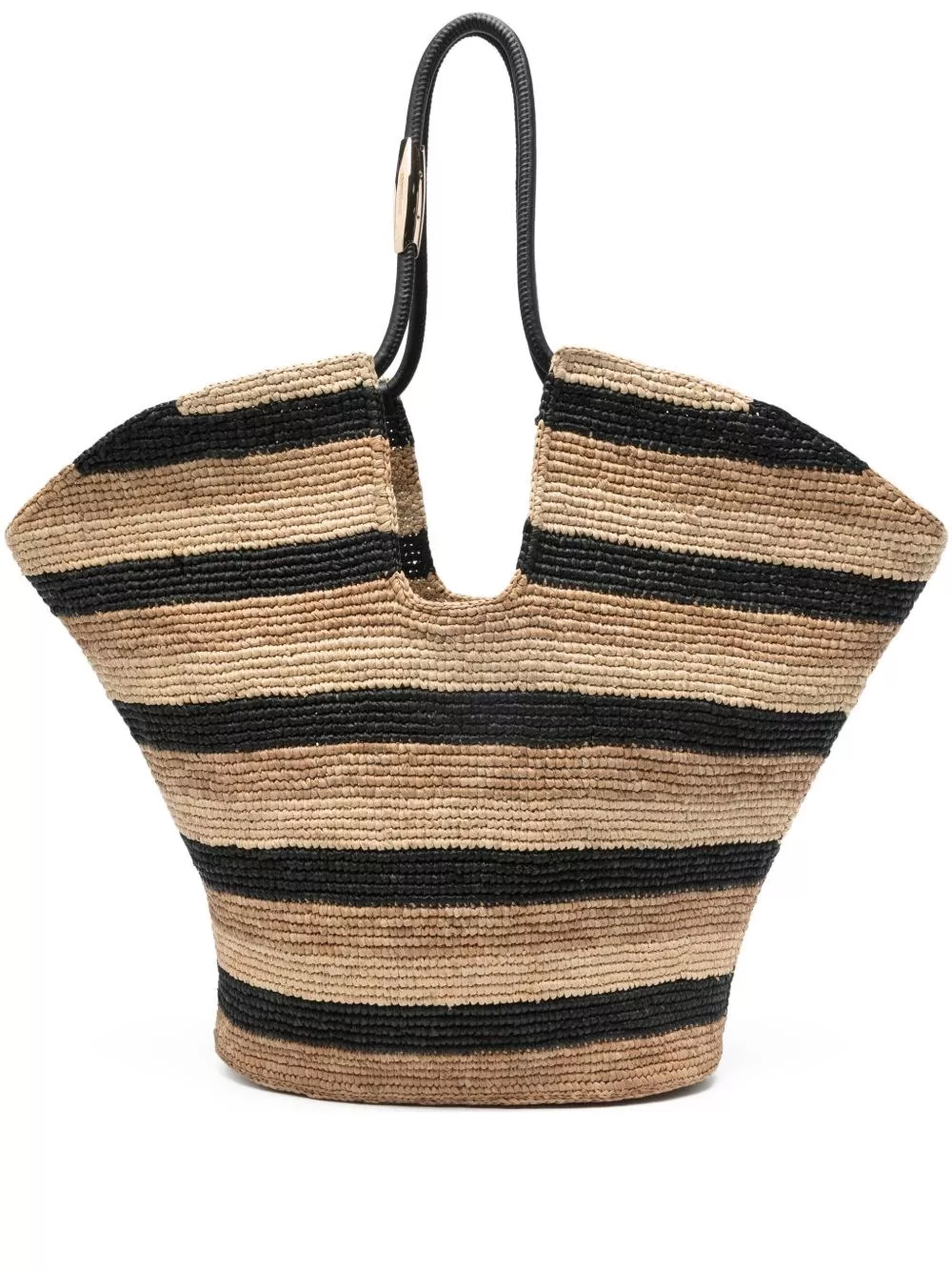 Zimmermann Borsa shopping Goldentime grande in rafia