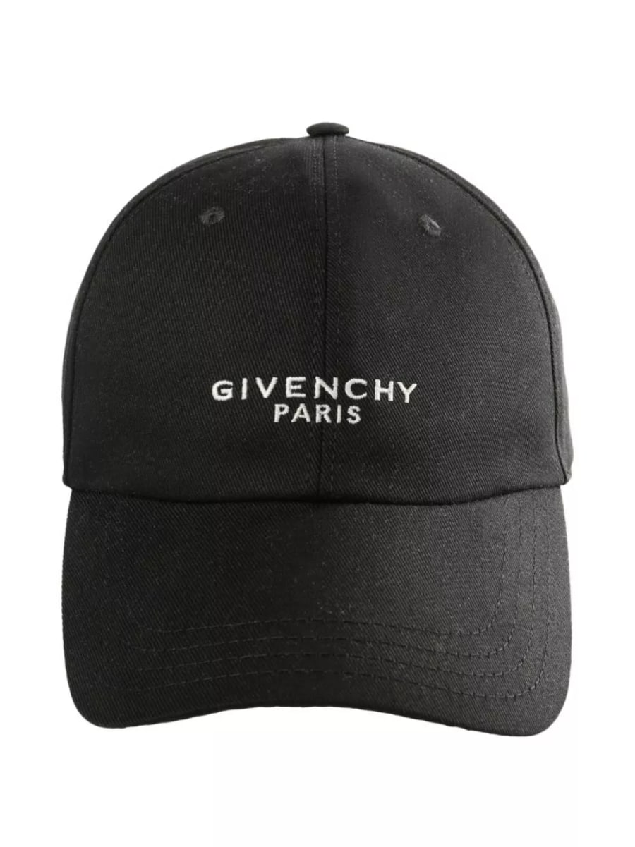 Givenchy Cappellino da baseball in cotone con logo, view 3
