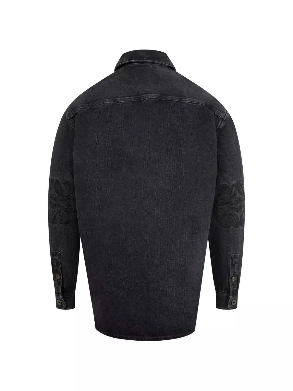 Loewe Camicia in denim di cotone Anagram, view 2