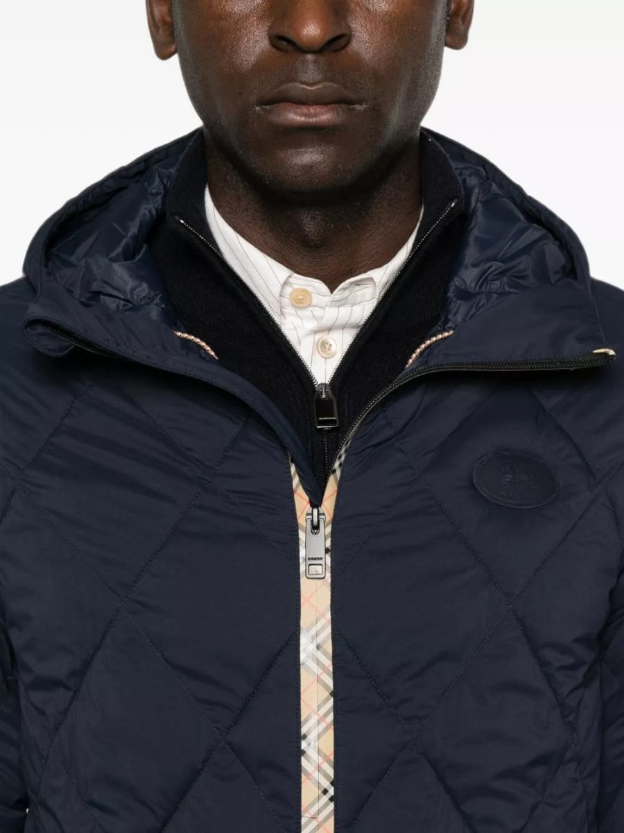 Burberry Giacca blouson in nylon Hescott, view 4
