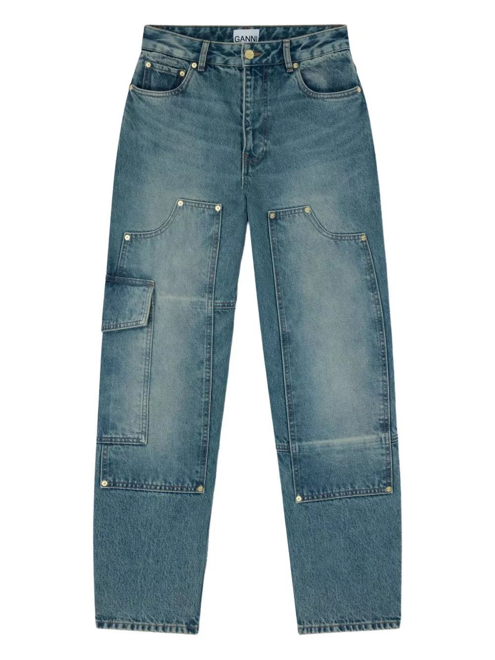 Ganni Jeans in denim di cotone biologico