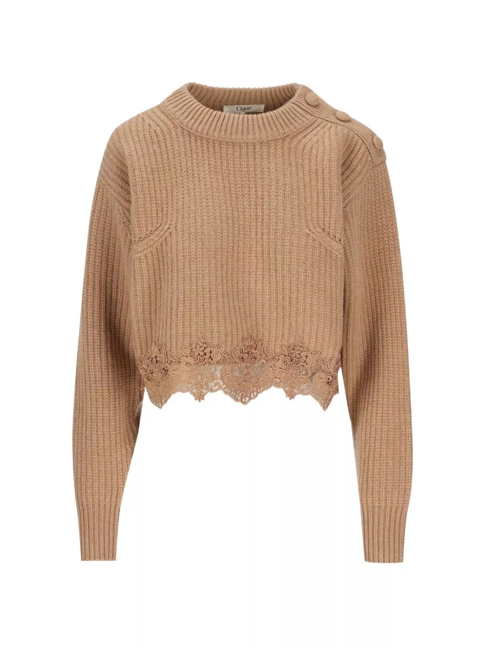Chloé Maglione in lana e cashmere