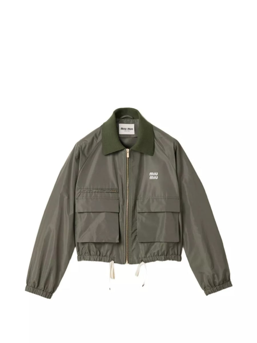 Miu Miu Giacca blouson con zip
