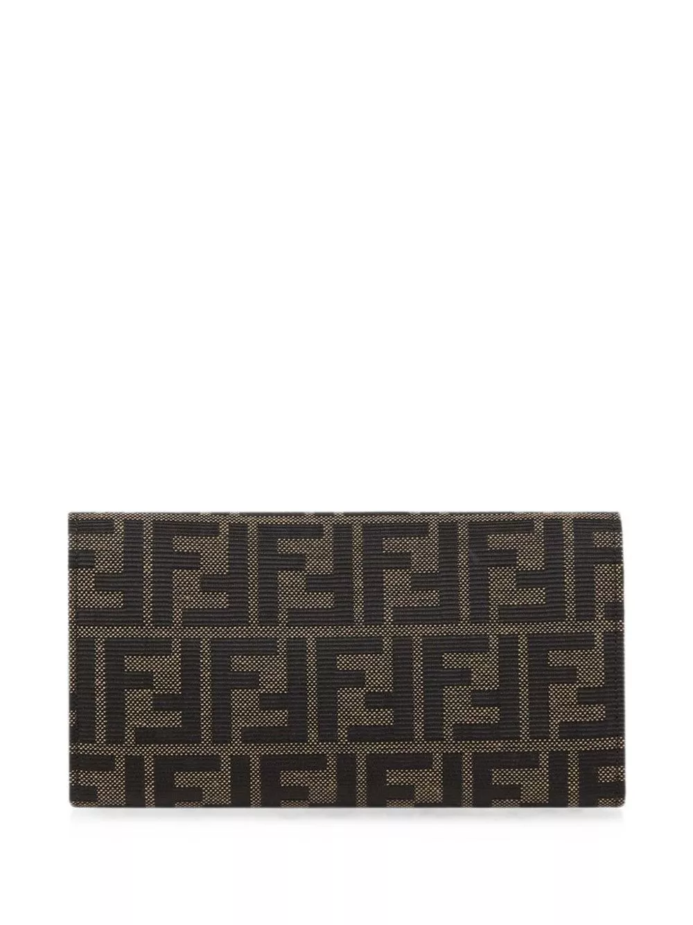 Fendi Portafoglio jacquard FF con catena, view 2