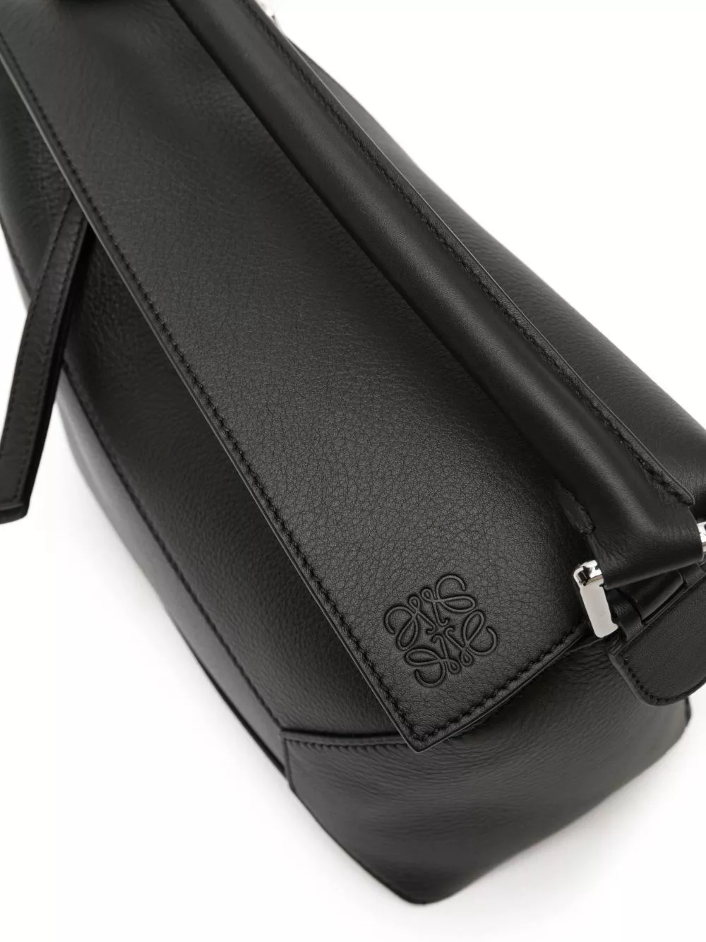 Loewe Borsa a mano in pelle Puzzle Edge small, view 2