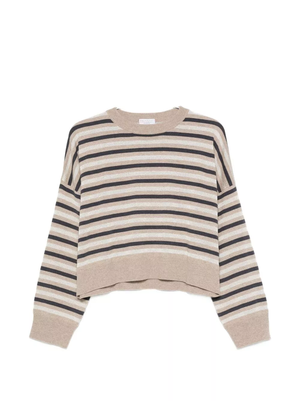 Brunello Cucinelli Maglione in cashmere a righe