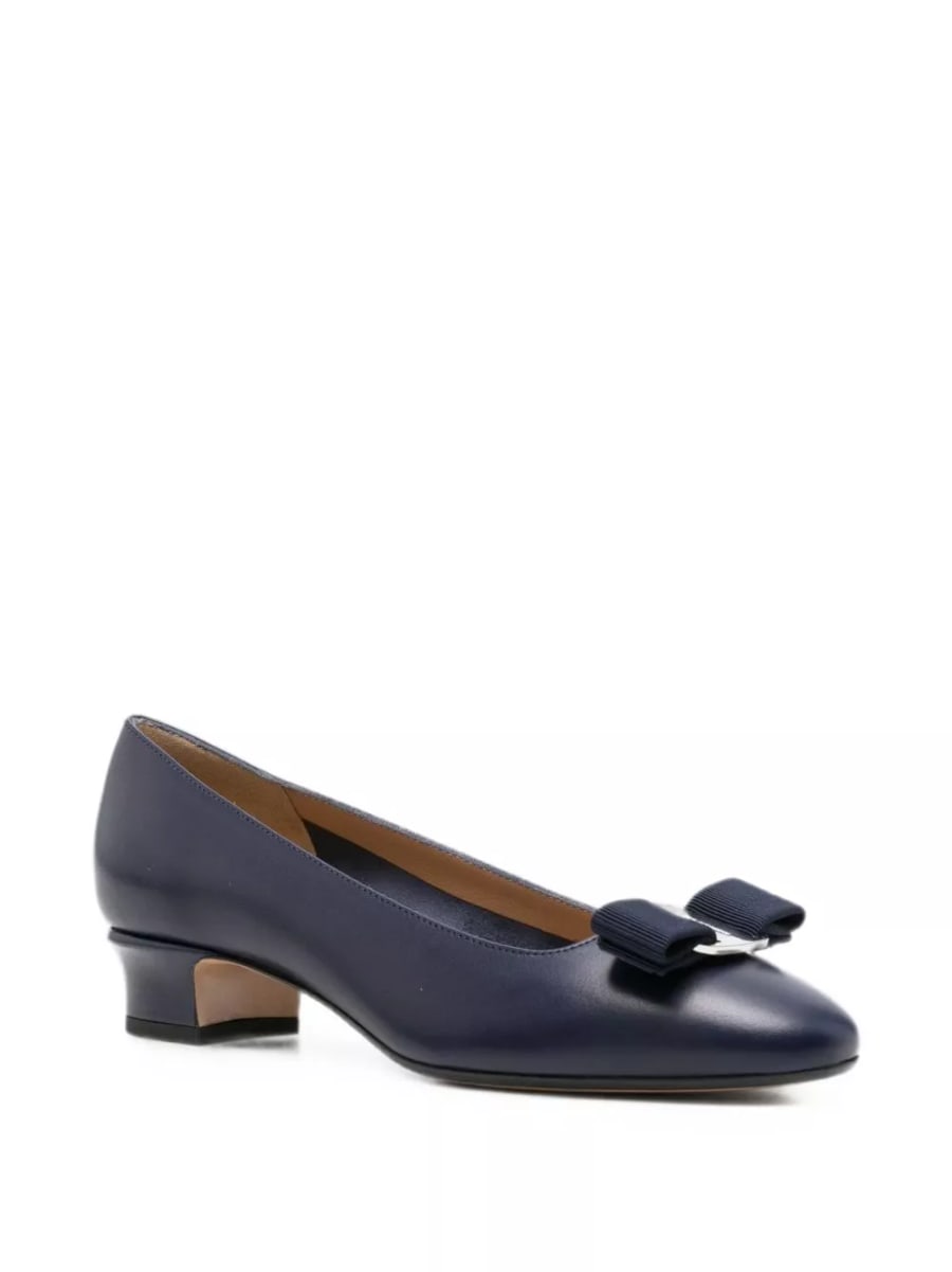 Ferragamo Pumps in pelle, view 3
