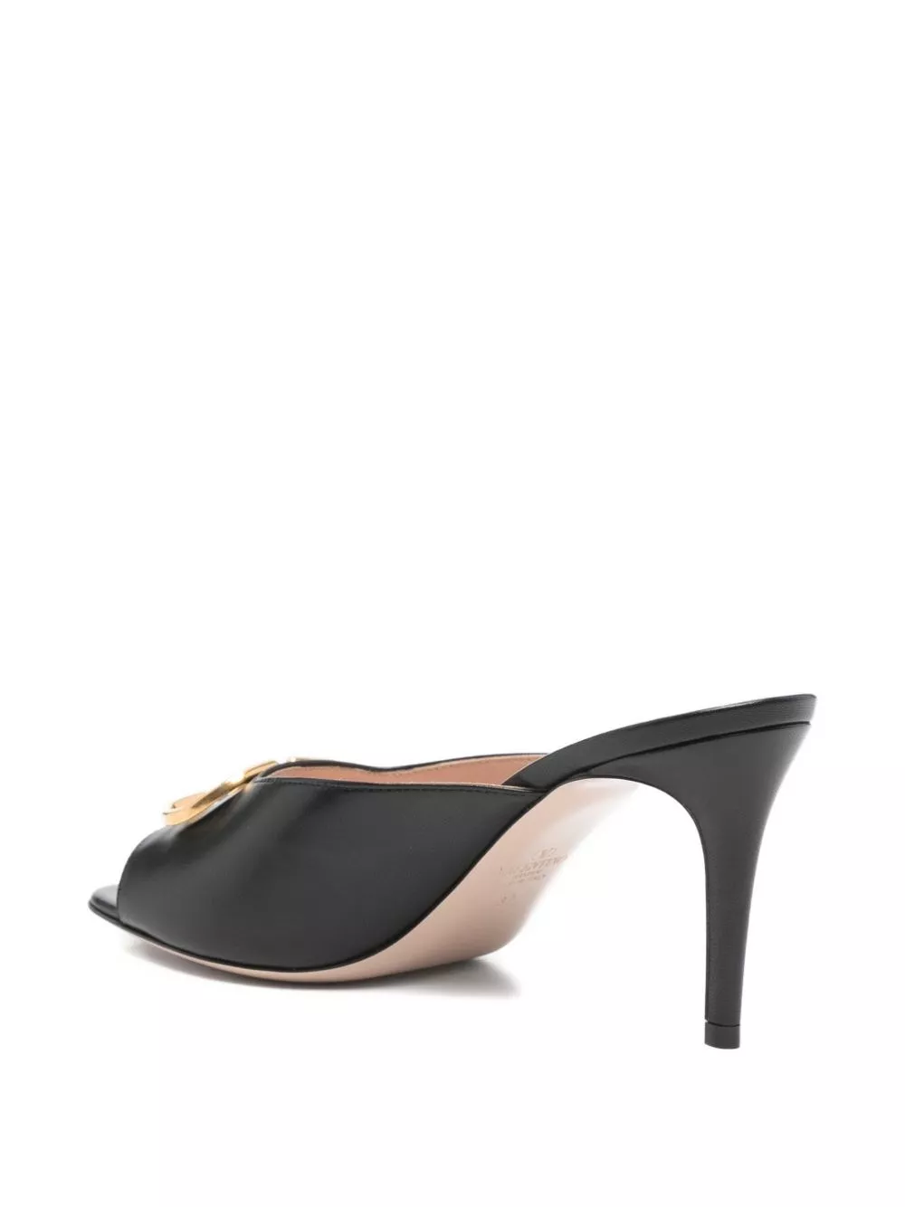 Valentino Garavani Mule in pelle VLogo Signature, view 2