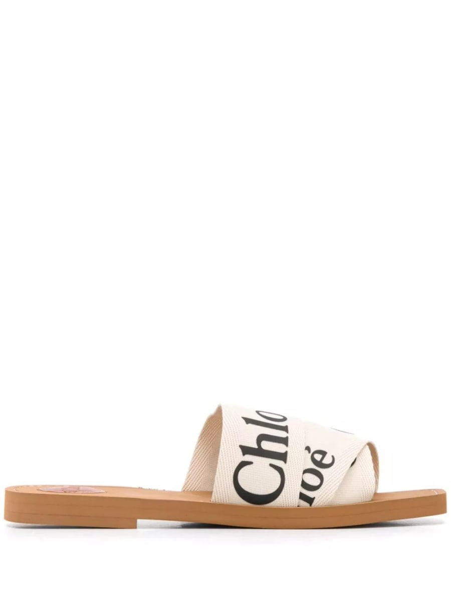 Chloé Sandali flat Woody