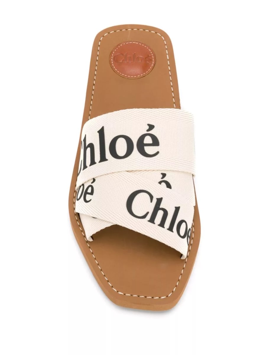 Chloé Sandali flat Woody, view 4