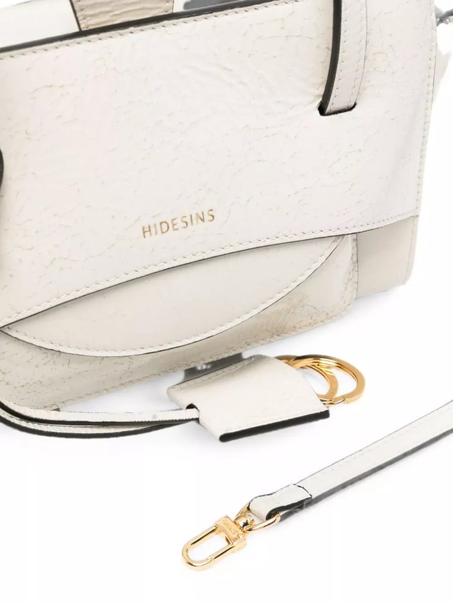 Hidesins Tote Bag in pelle piccola Flap, view 4