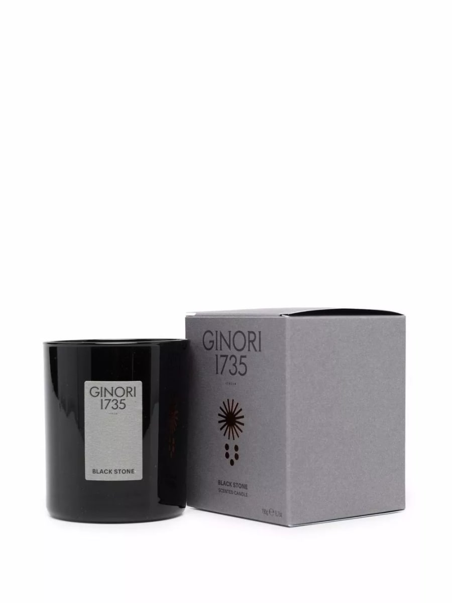 Ginori 1735 LCDC - Black Stone refill candle, view 2