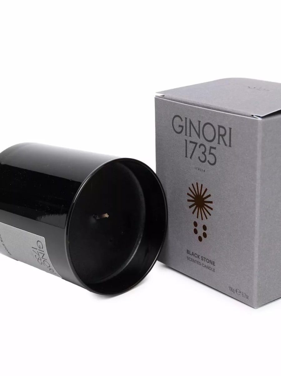 Ginori 1735 LCDC - Black Stone refill candle, view 3