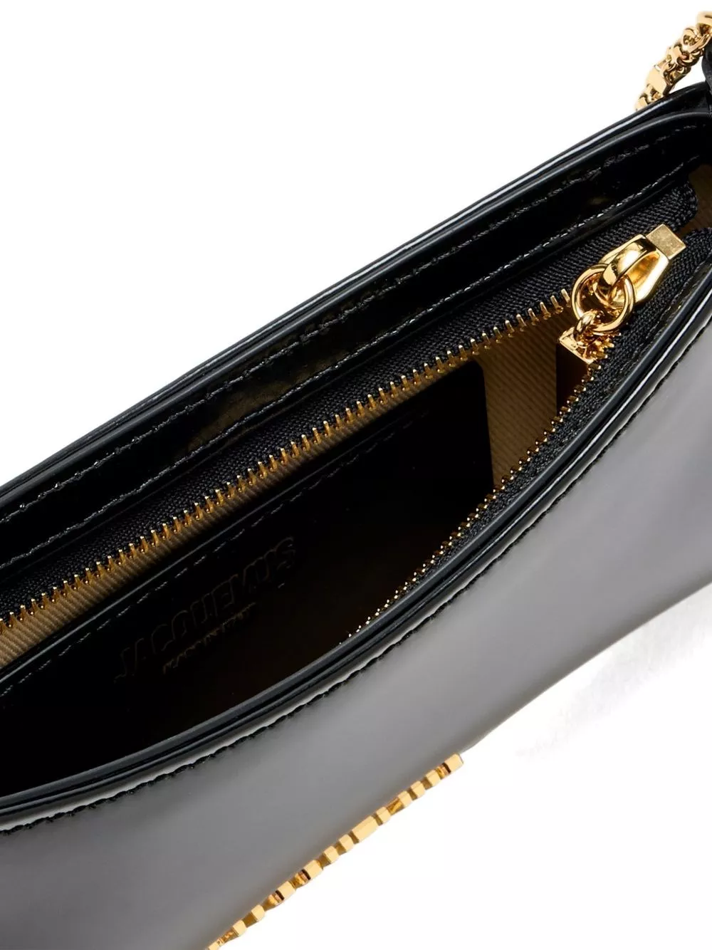 Jacquemus Le Petit Bisou Chaine borsa a spalla in pelle, view 2