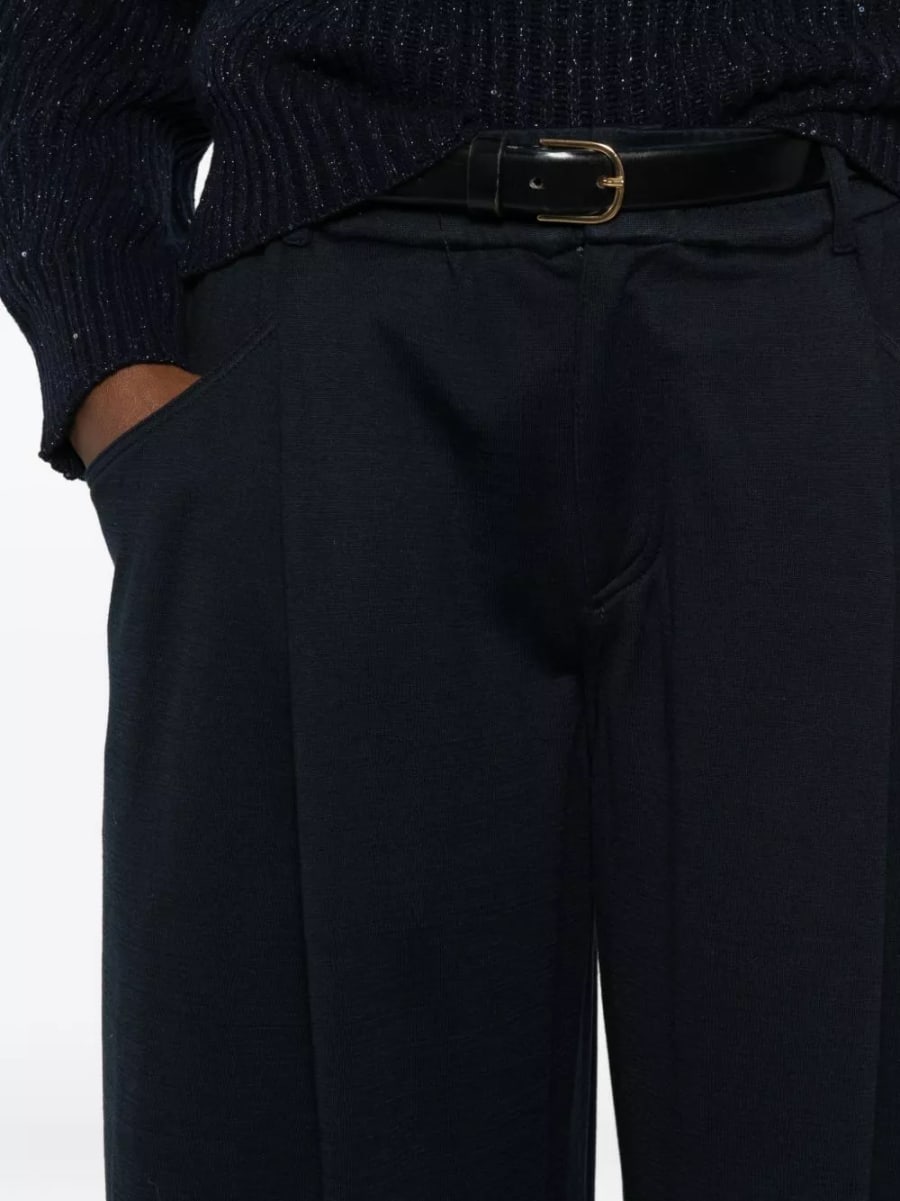 Brunello Cucinelli Pantaloni in misto cotone e seta, view 2
