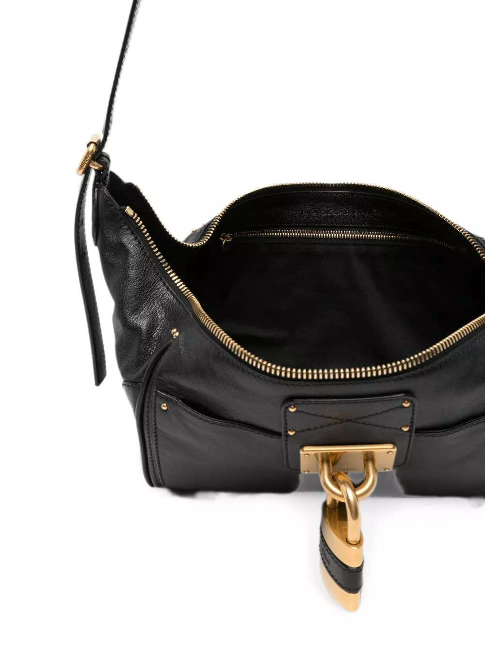 Chloé Borsa a spalla in pelle Paddington, view 2