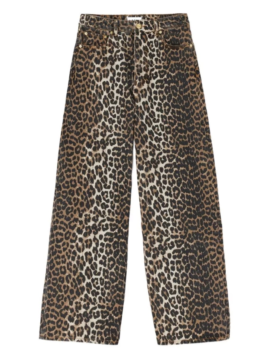 Ganni Jeans in denim di cotone biologico