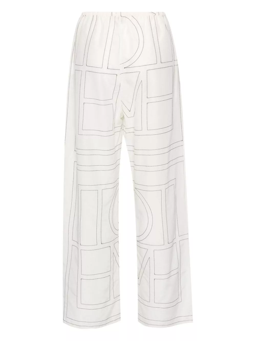 Toteme Pantaloni da pigiama in misto cotone, view 2