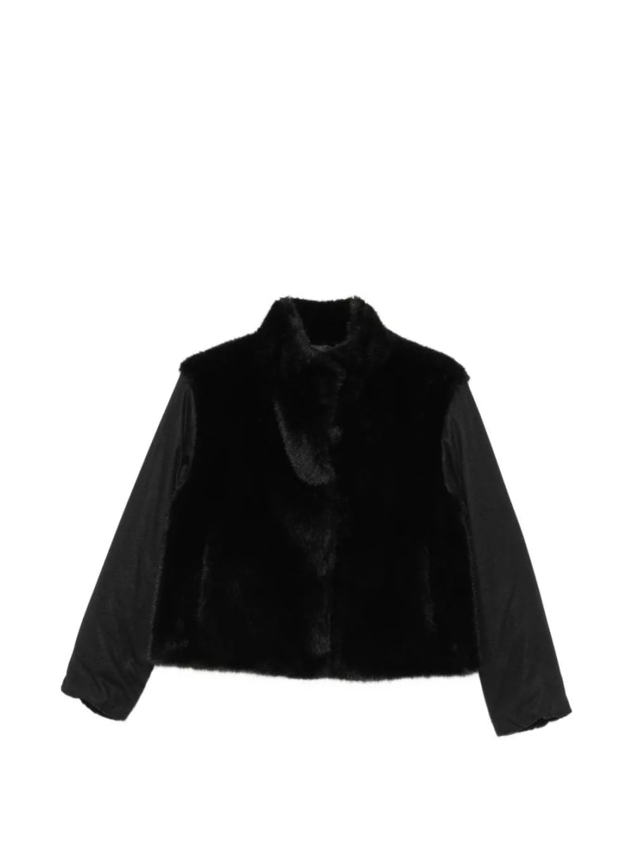 Herno Giacca blouson in pelliccia sintetica