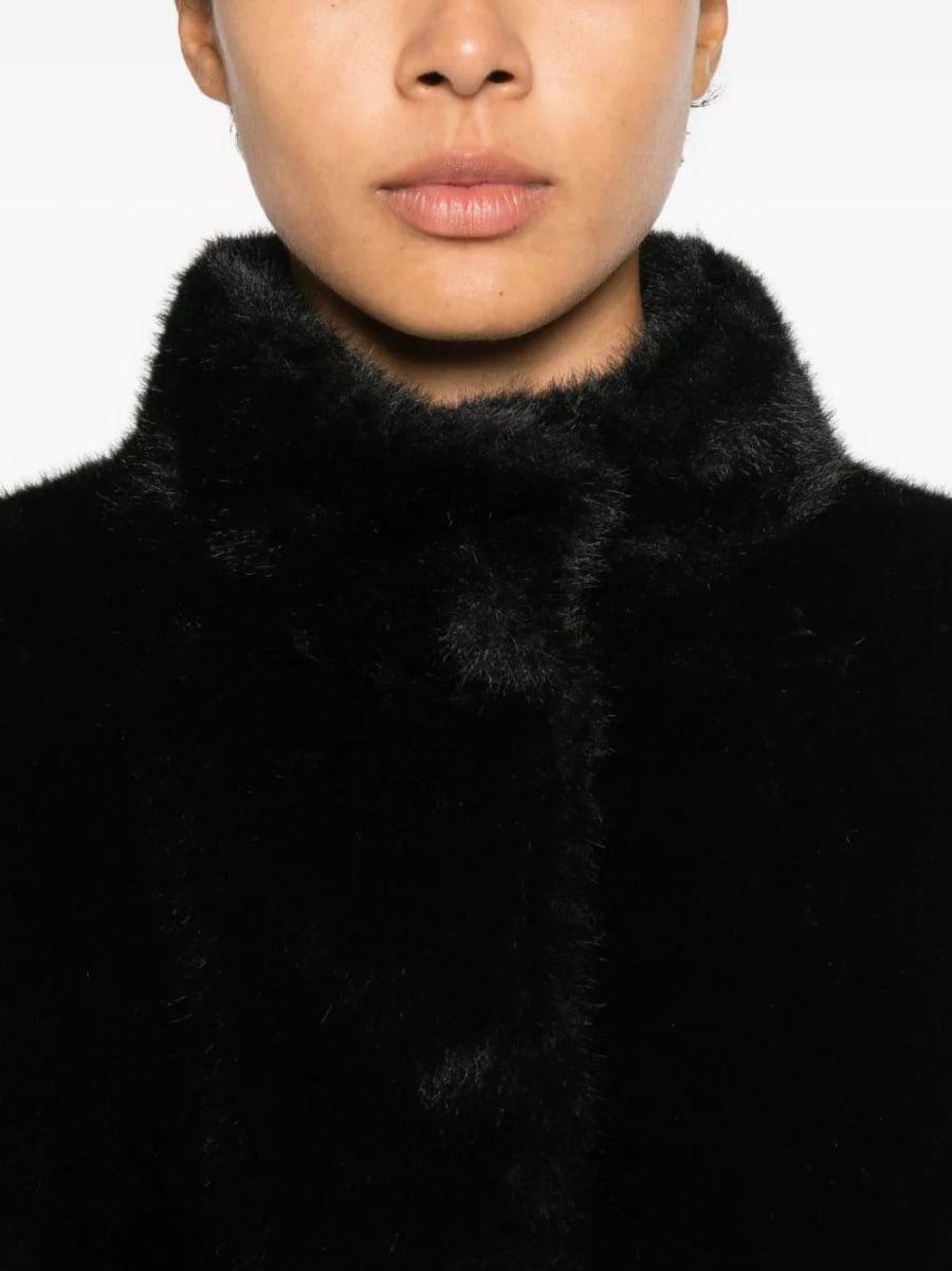 Herno Giacca blouson in pelliccia sintetica, view 2