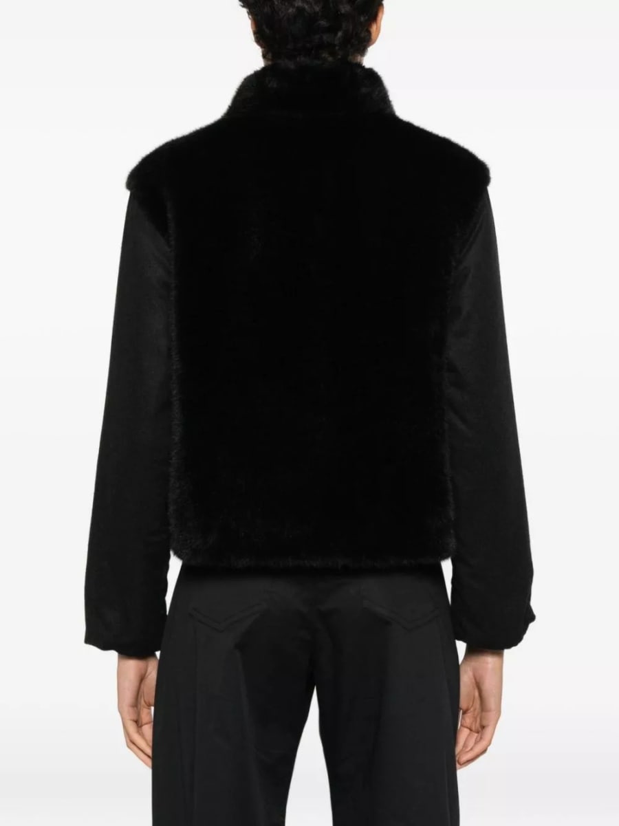 Herno Giacca blouson in pelliccia sintetica, view 3