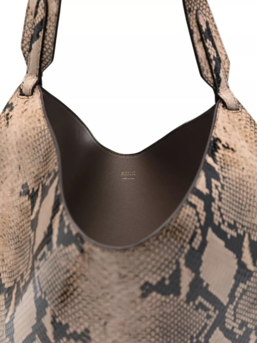 Khaite Borsa a secchiello in pelle piccola Lotus, view 2