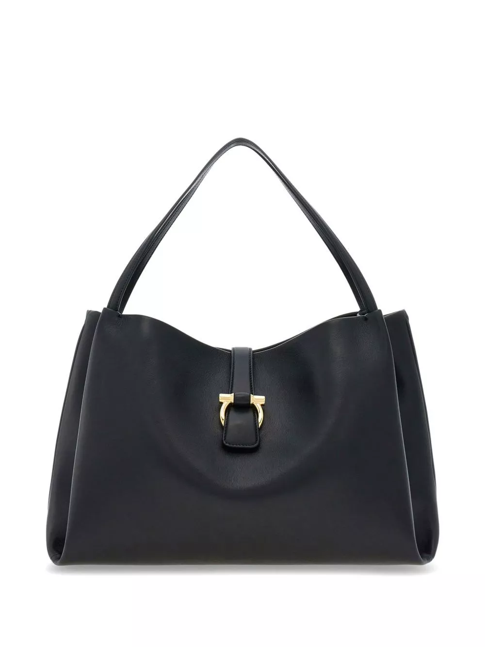 Ferragamo Borsa a spalla in pelle grande