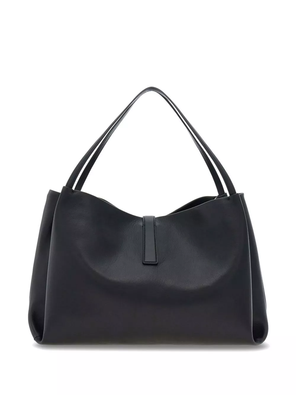 Ferragamo Borsa a spalla in pelle grande, view 2