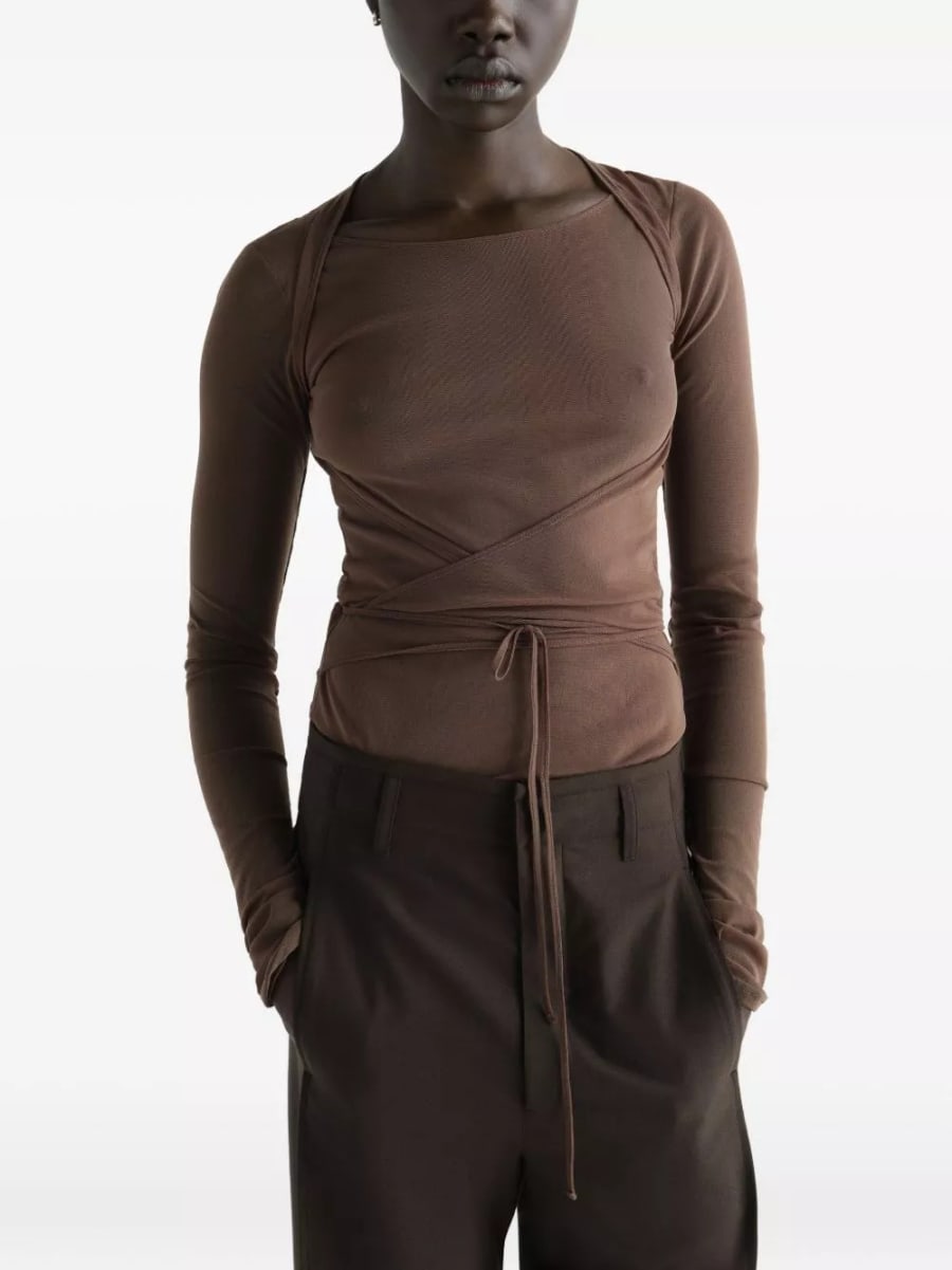 Lemaire Ballerina knotted top, view 3