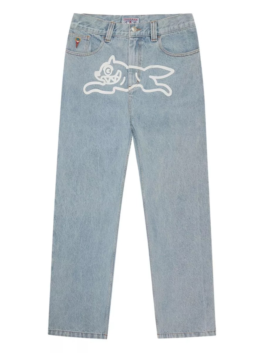 Icecream Jeans in denim Running Dog