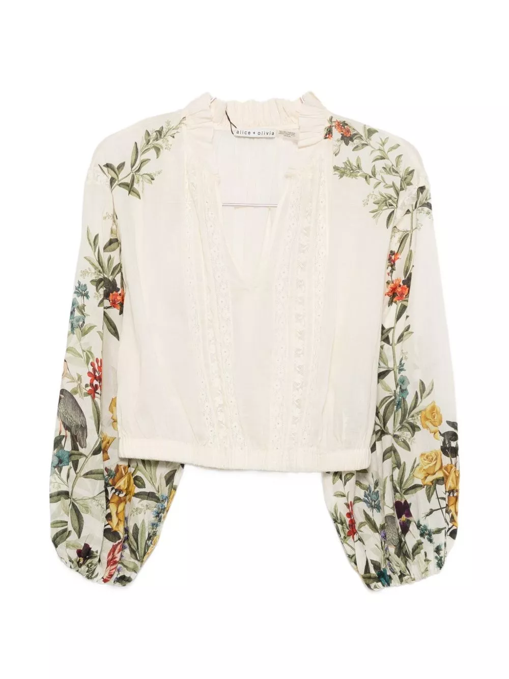 Alice+olivia Blusa cropped Cassie