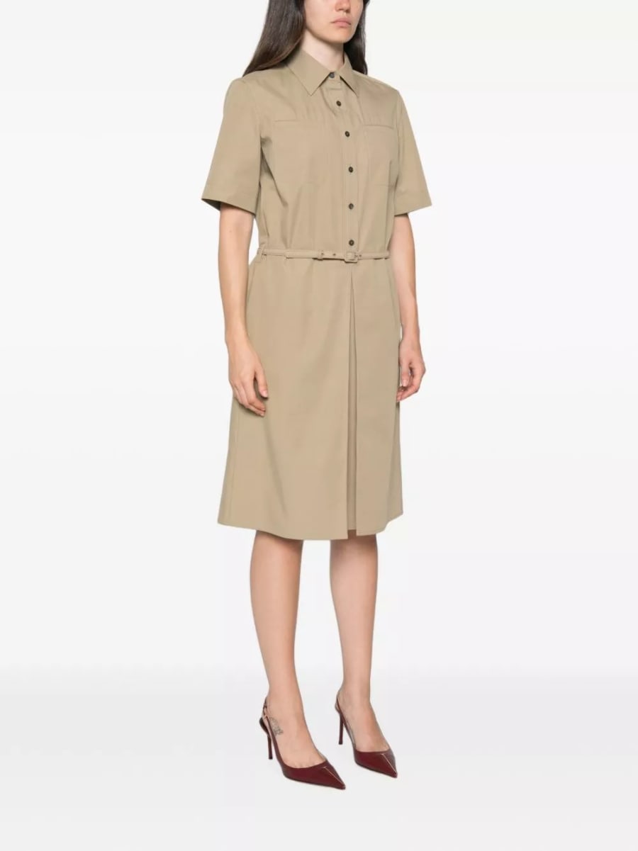 Fendi Abito corto in cotone, view 4