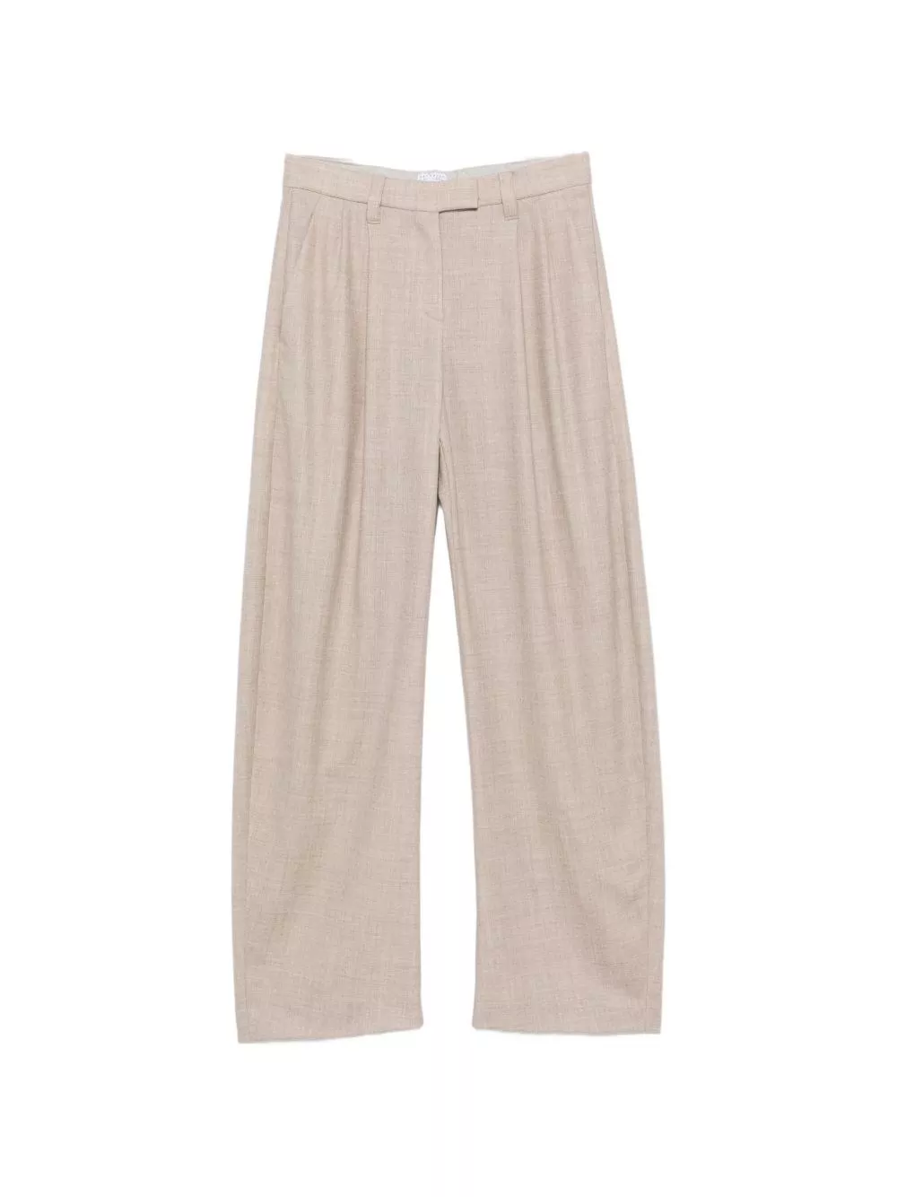 Brunello Cucinelli Pantaloni in lana a gamba larga
