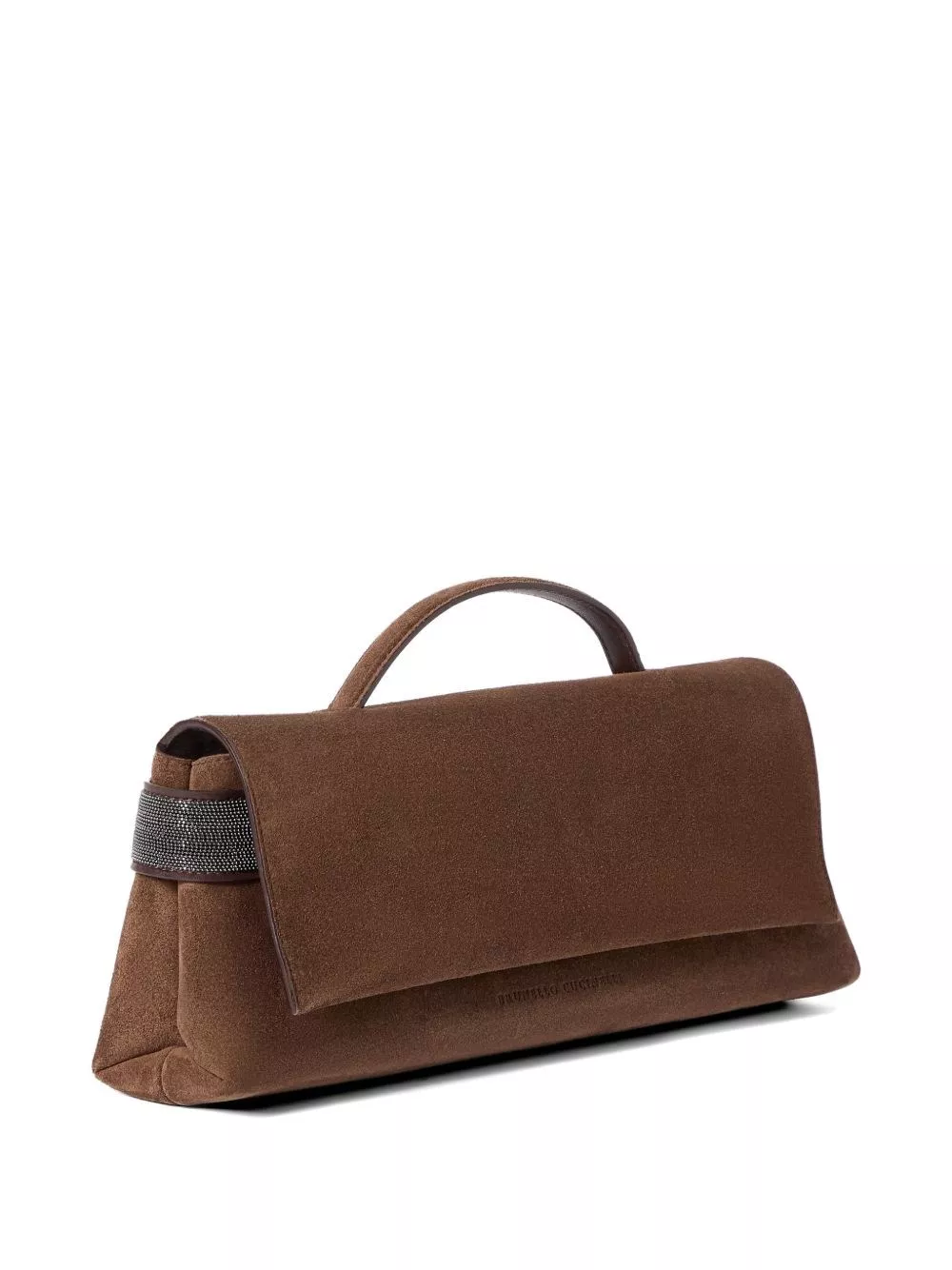 Brunello Cucinelli Clutch in pelle, view 2