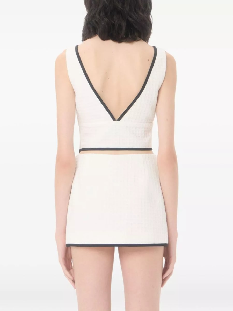 Valentino Top in cotone, view 4