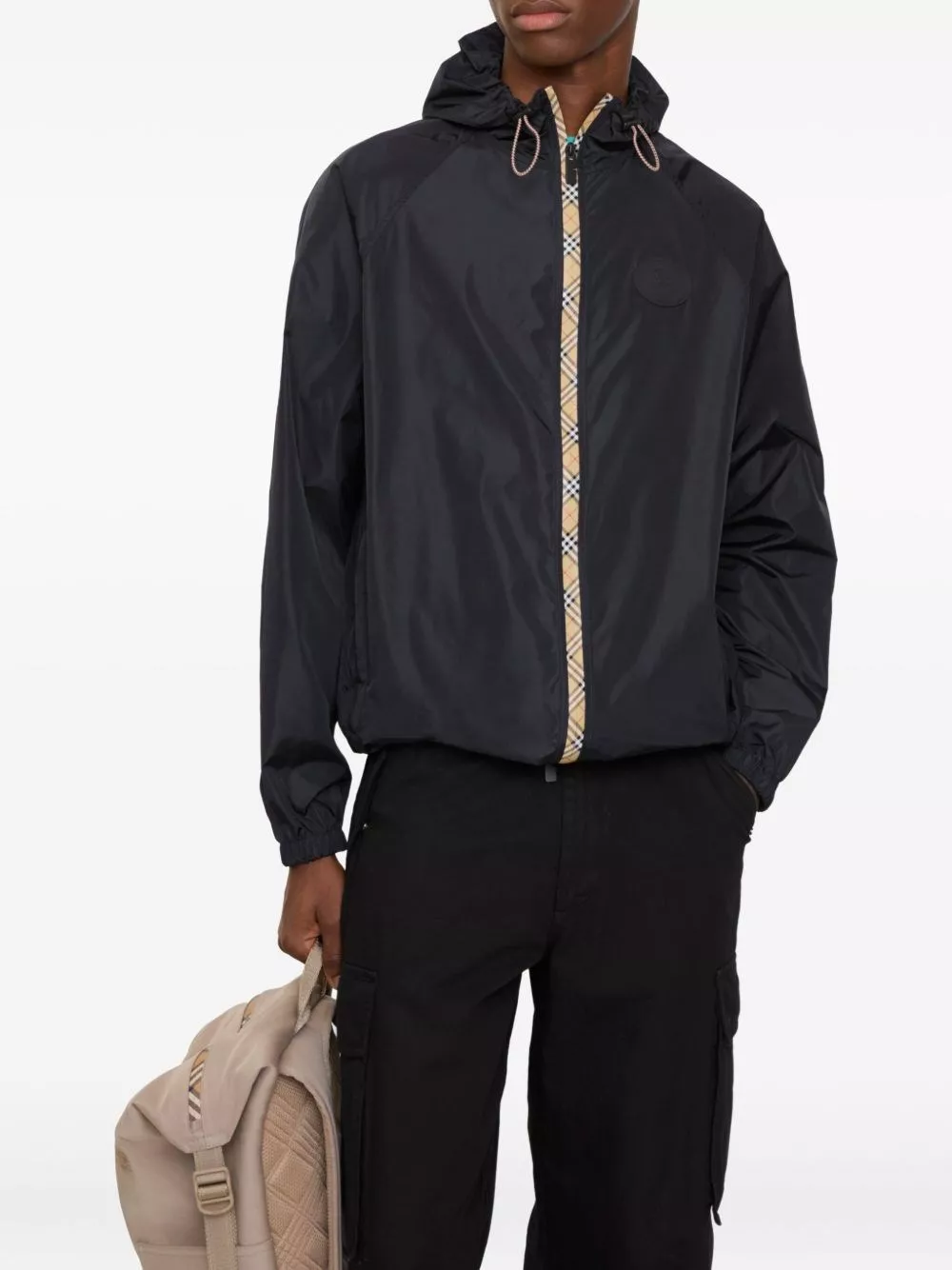 Burberry Giacca blouson in nylon, view 2