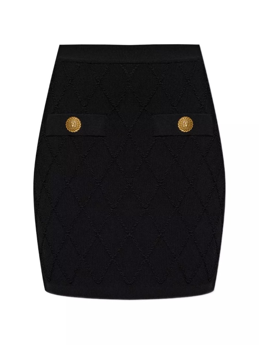 Balmain Gonna mini trapuntata