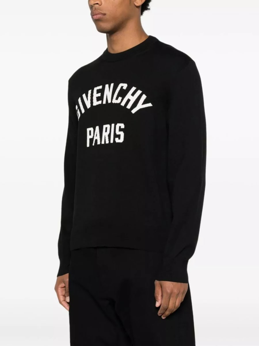 Givenchy Maglione girocollo in misto cotone, view 5