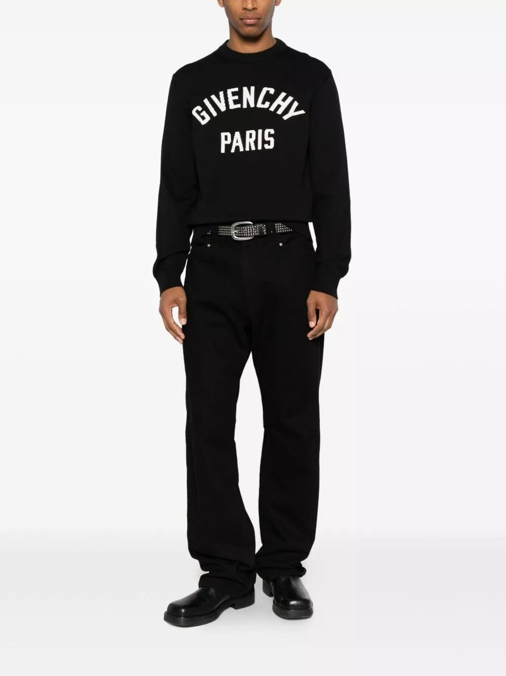 Givenchy Maglione girocollo in misto cotone, view 2
