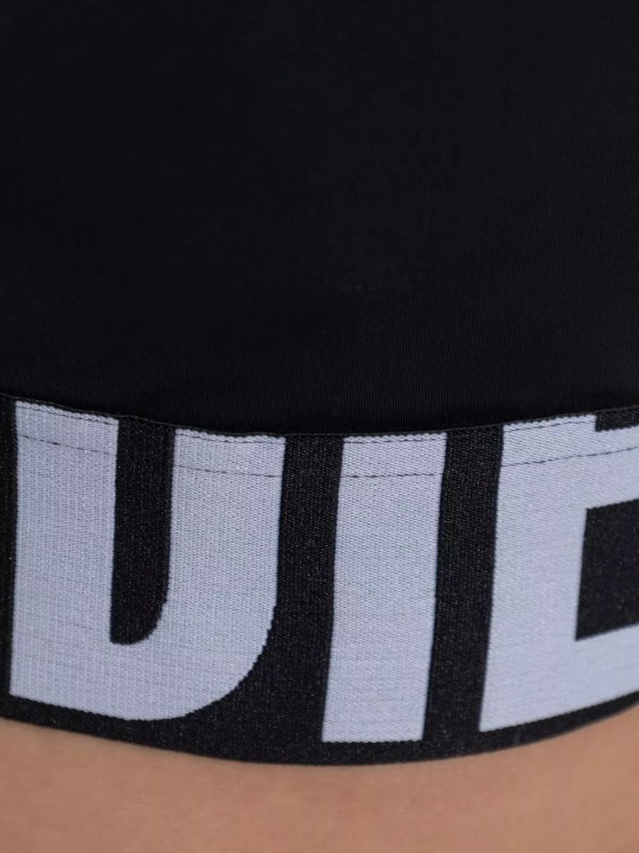 Diesel Bralette con logo, view 2