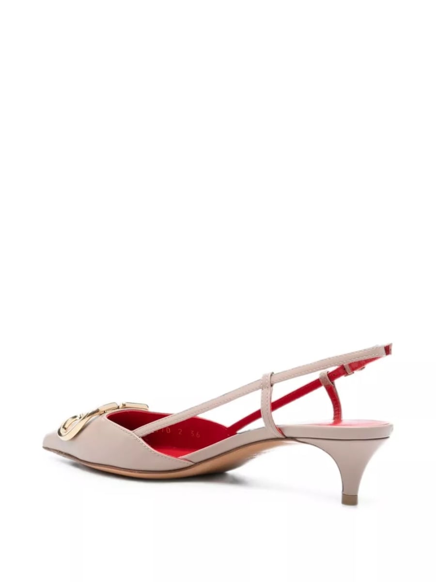 Valentino Garavani Pumps in pelle VLogo Signature, view 3