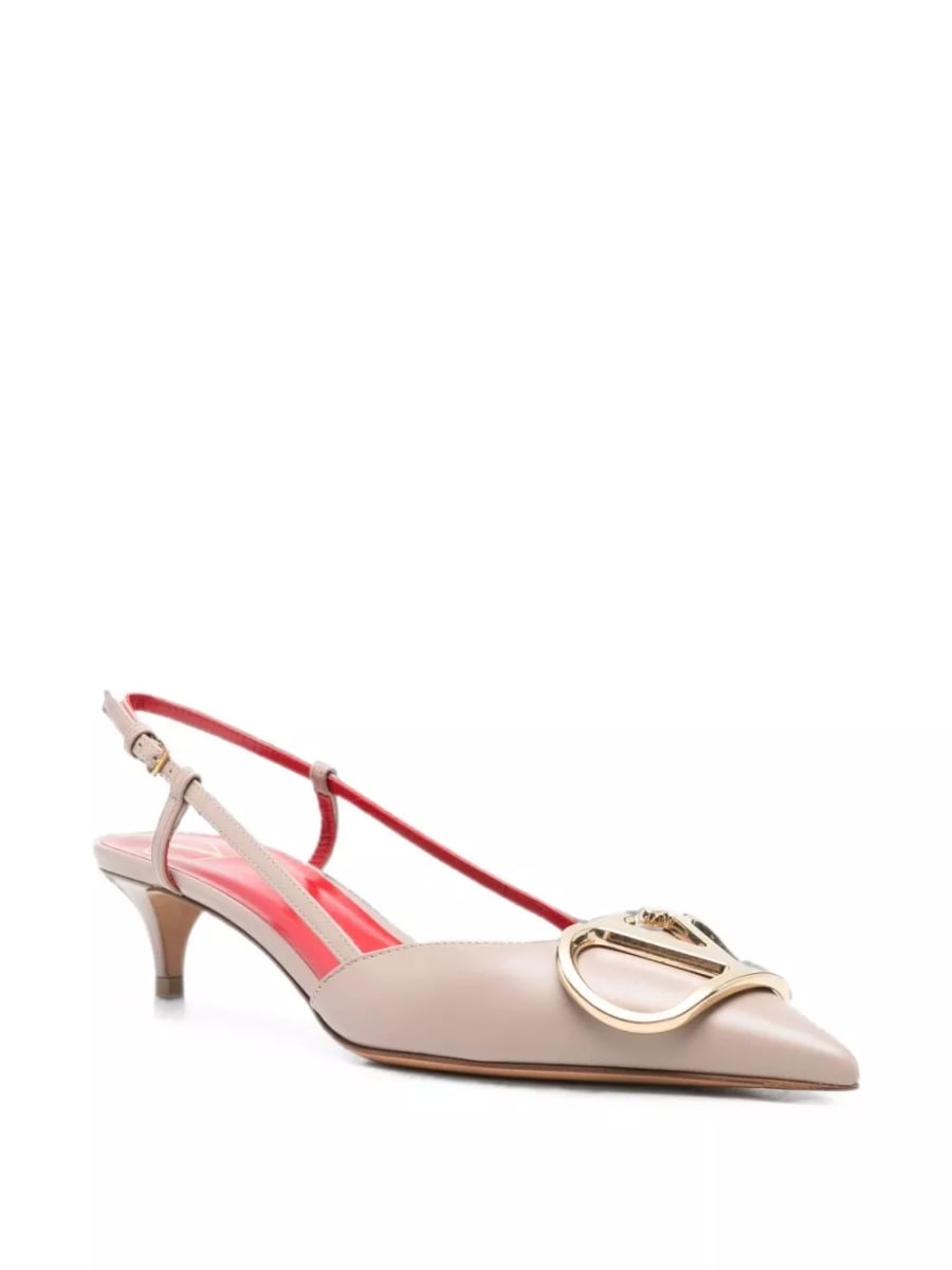 Valentino Garavani Pumps in pelle VLogo Signature, view 4
