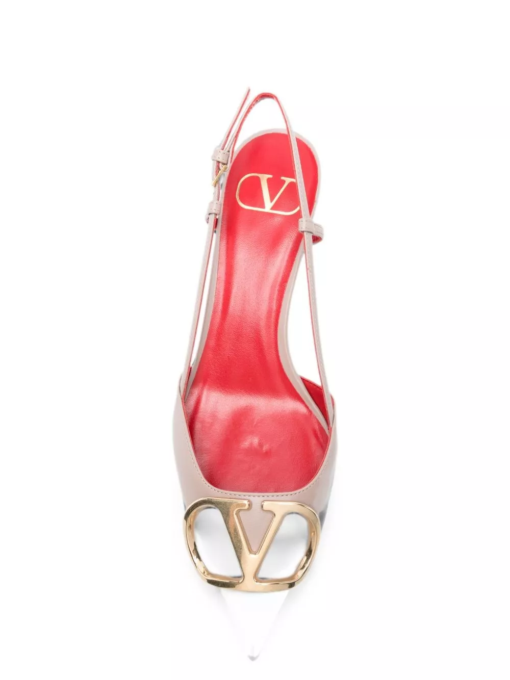 Valentino Garavani Pumps in pelle VLogo Signature, view 2