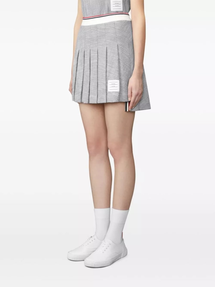 Thom Browne Gonna mini in cotone, view 7